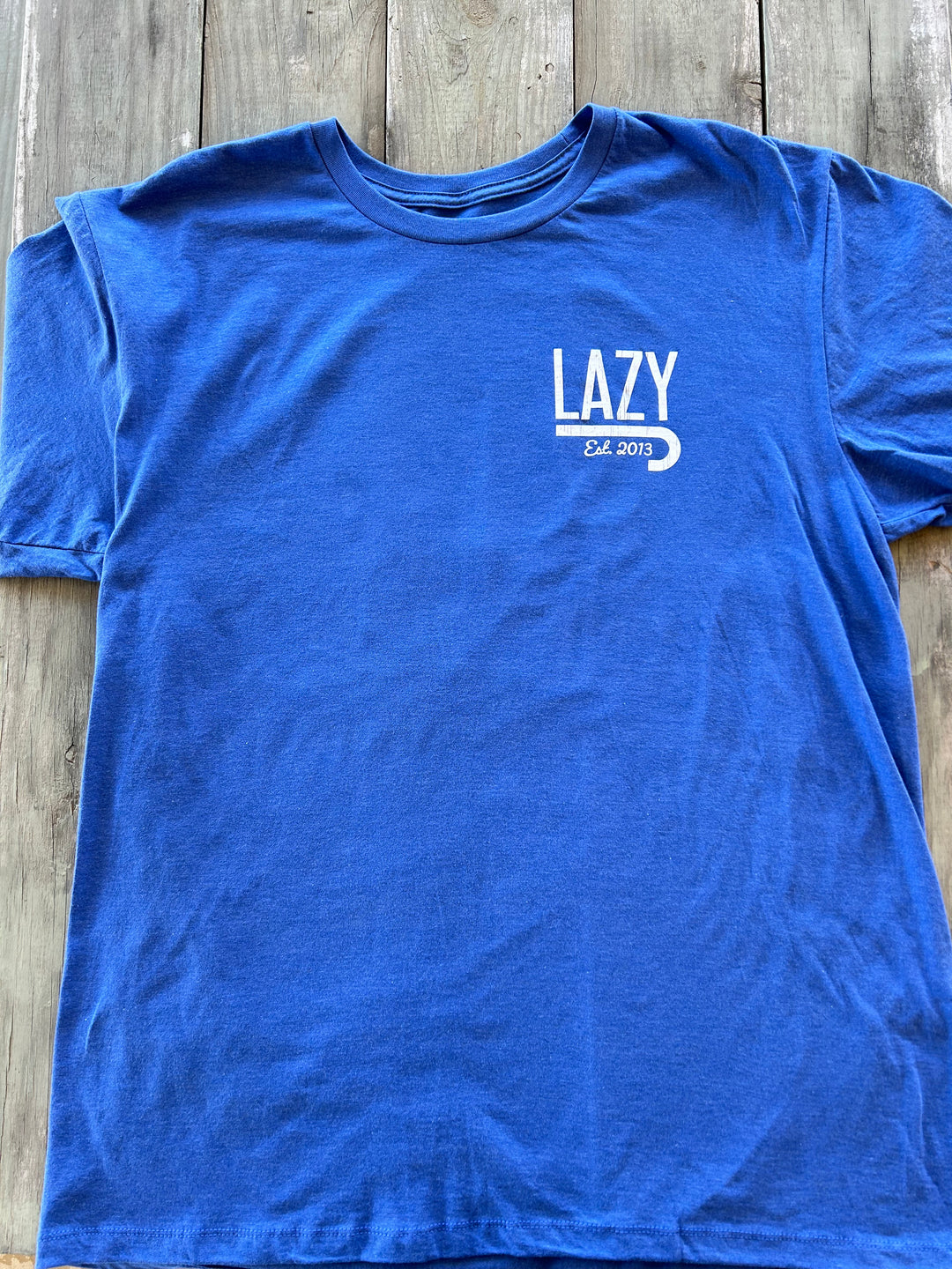 Lazy J Ranch Wear Bully T-Shirt - Royal Blue