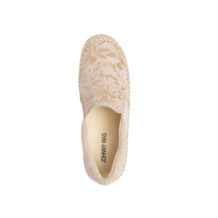 Johnny Was Women's Cecilia Slip On Sneakers - Sand