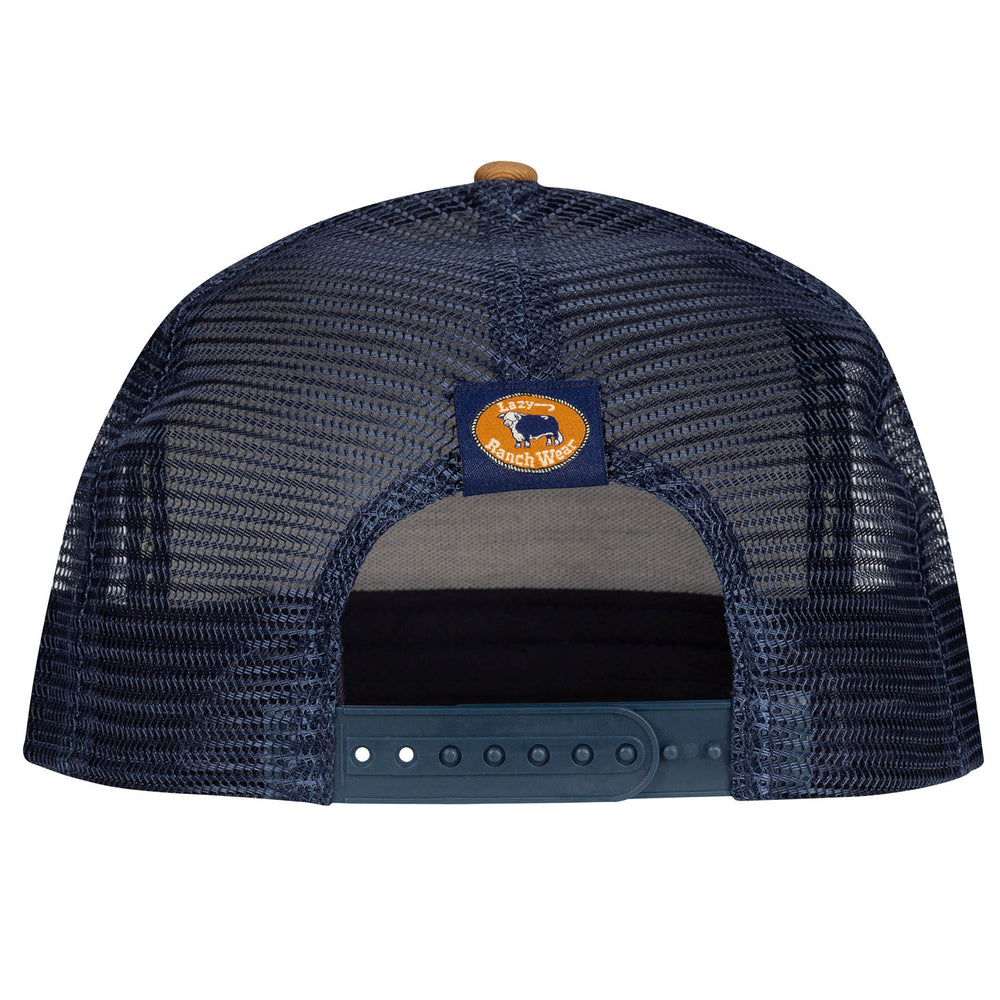 
                      
                        Lazy J Ranch Mustard & Navy Diamond Ranch Classic Five Panel Trucker Hat-High Profile-KHKNVY4WD
                      
                    