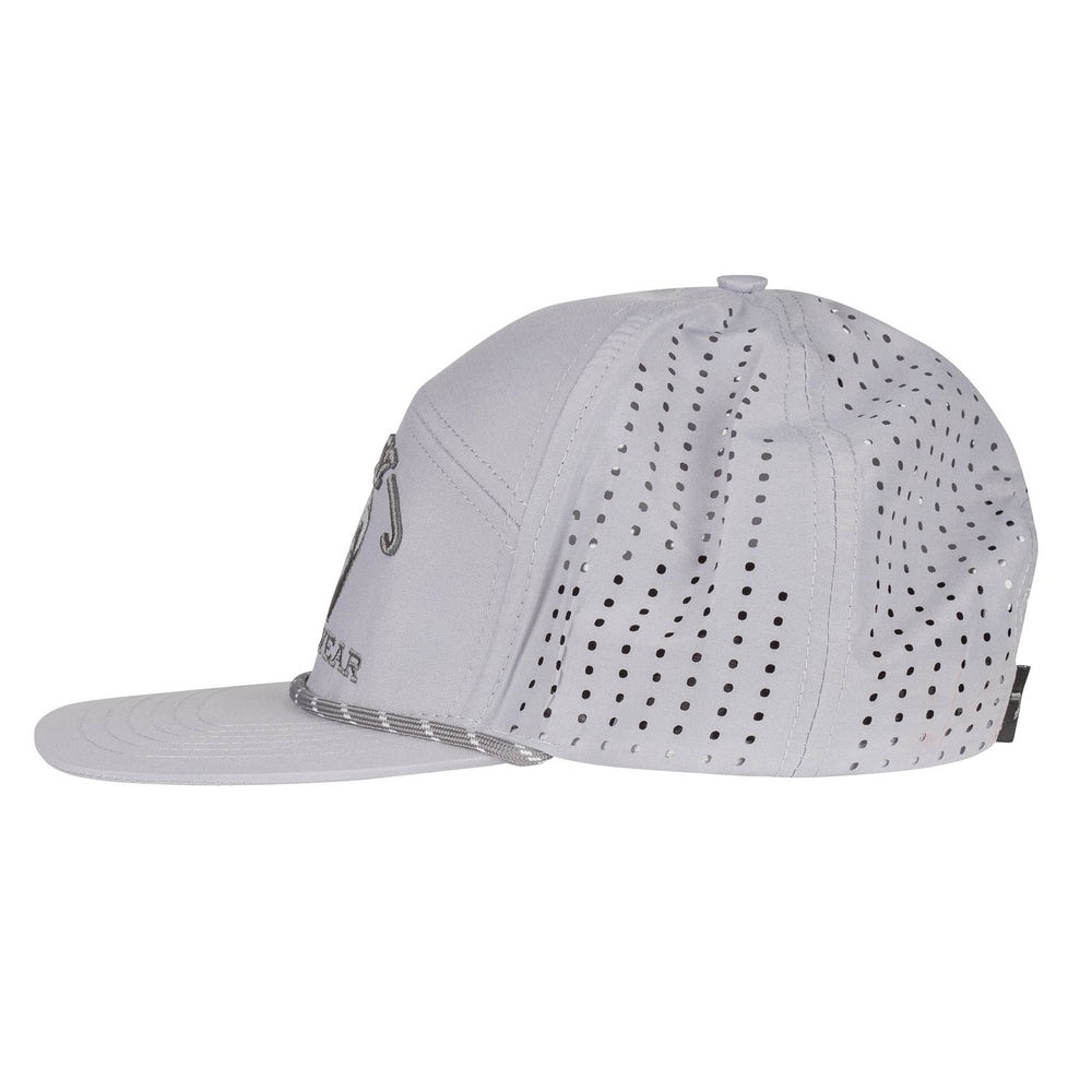 
                  
                    Lazy J Ranch Light Grey Show Time Embroidered Performance Rope Trucker Hat-Lazy J Ranch Wear
                  
                