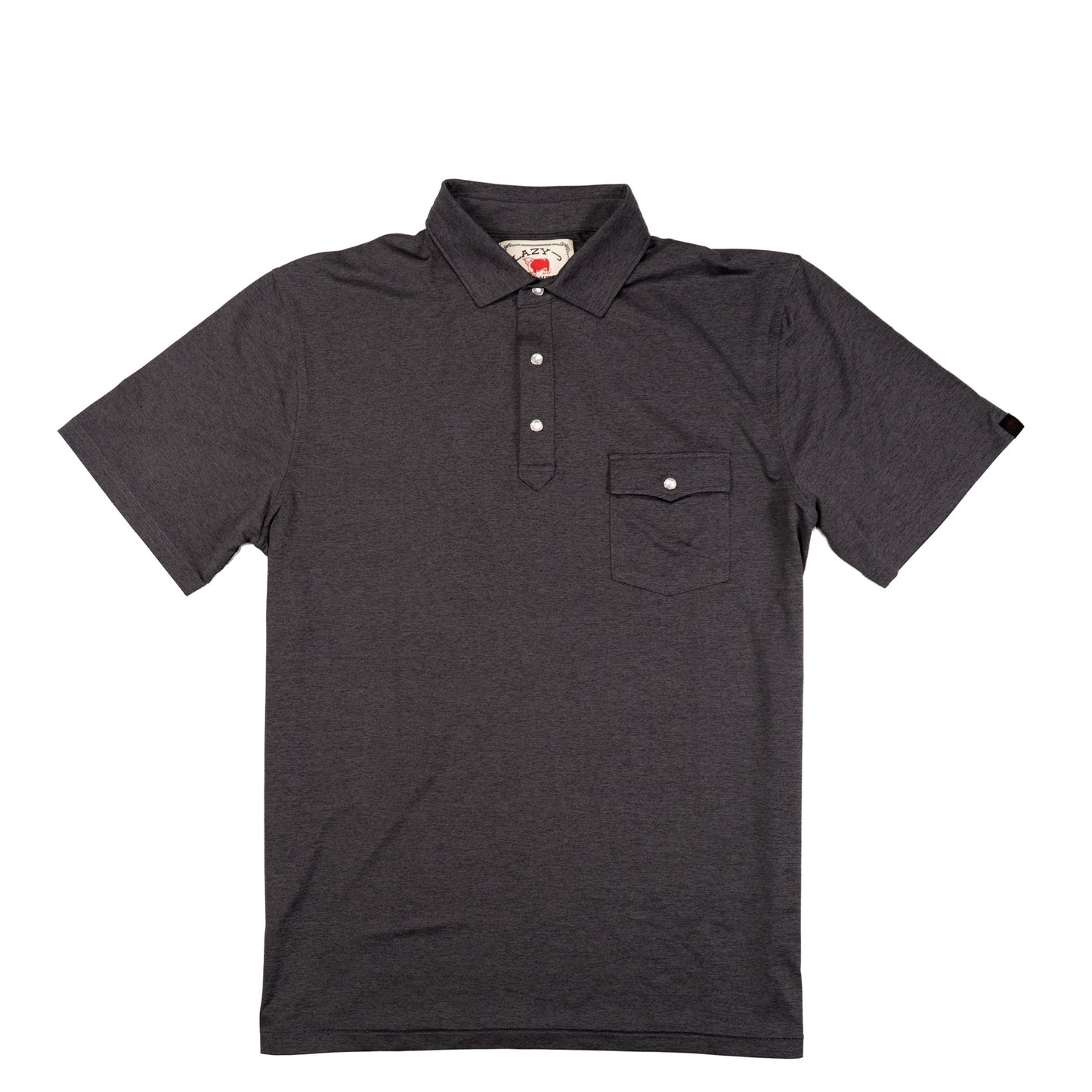 Lazy J Ranch Men's Classic Solid Performance Polo Shirt-Polo-LJ-2551-S-HB-Lazy J Ranch Wear