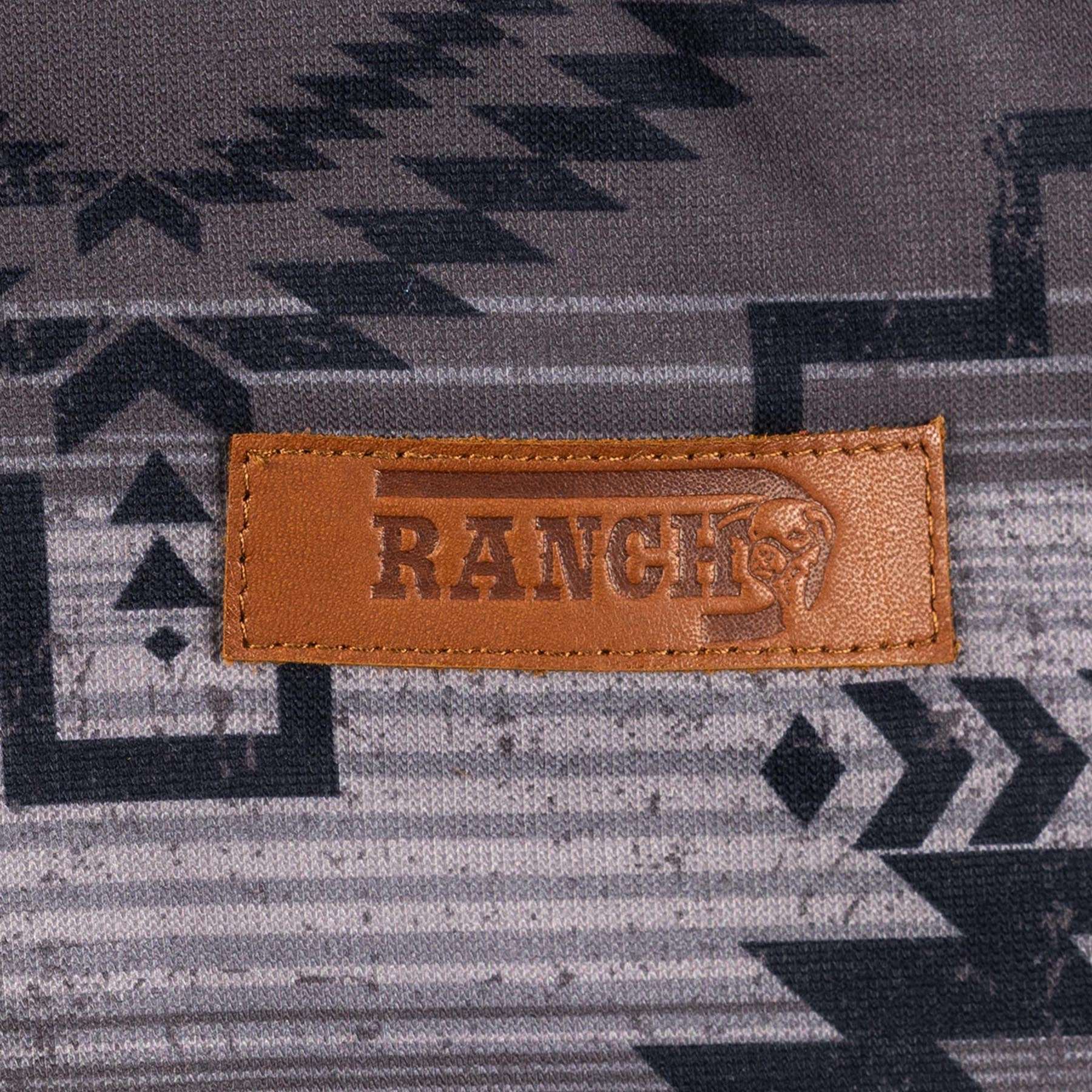 Lazy J Ranch Charcoal Grey Aztec Long Sleeve Hoodie – Lazy J