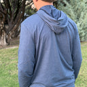 Lazy J Navy Lightweight Pullover Hoodie