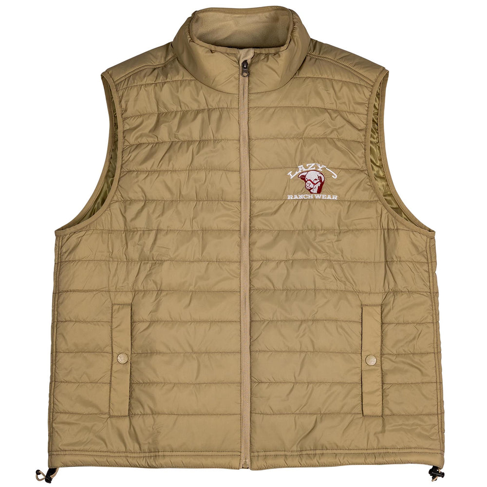 
                      
                        Lazy J Ranch Men's Tan Lightweight Relaxed Fit Vest
                      
                    