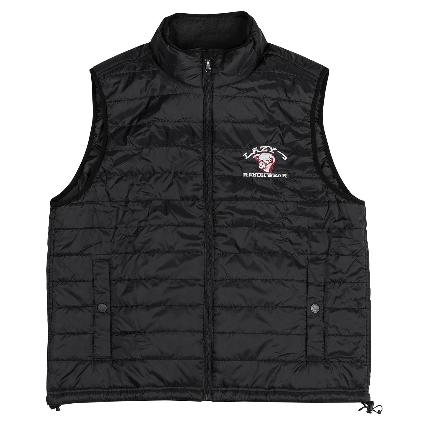 Lazy J Ranch Men's Black Lightweight Relaxed Fit Vest