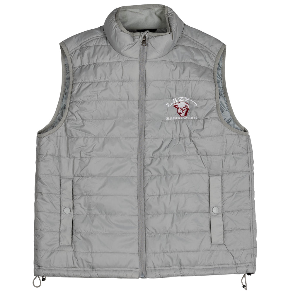 
                      
                        Lazy J Ranch Men's Grey Lightweight Relaxed Fit Vest
                      
                    