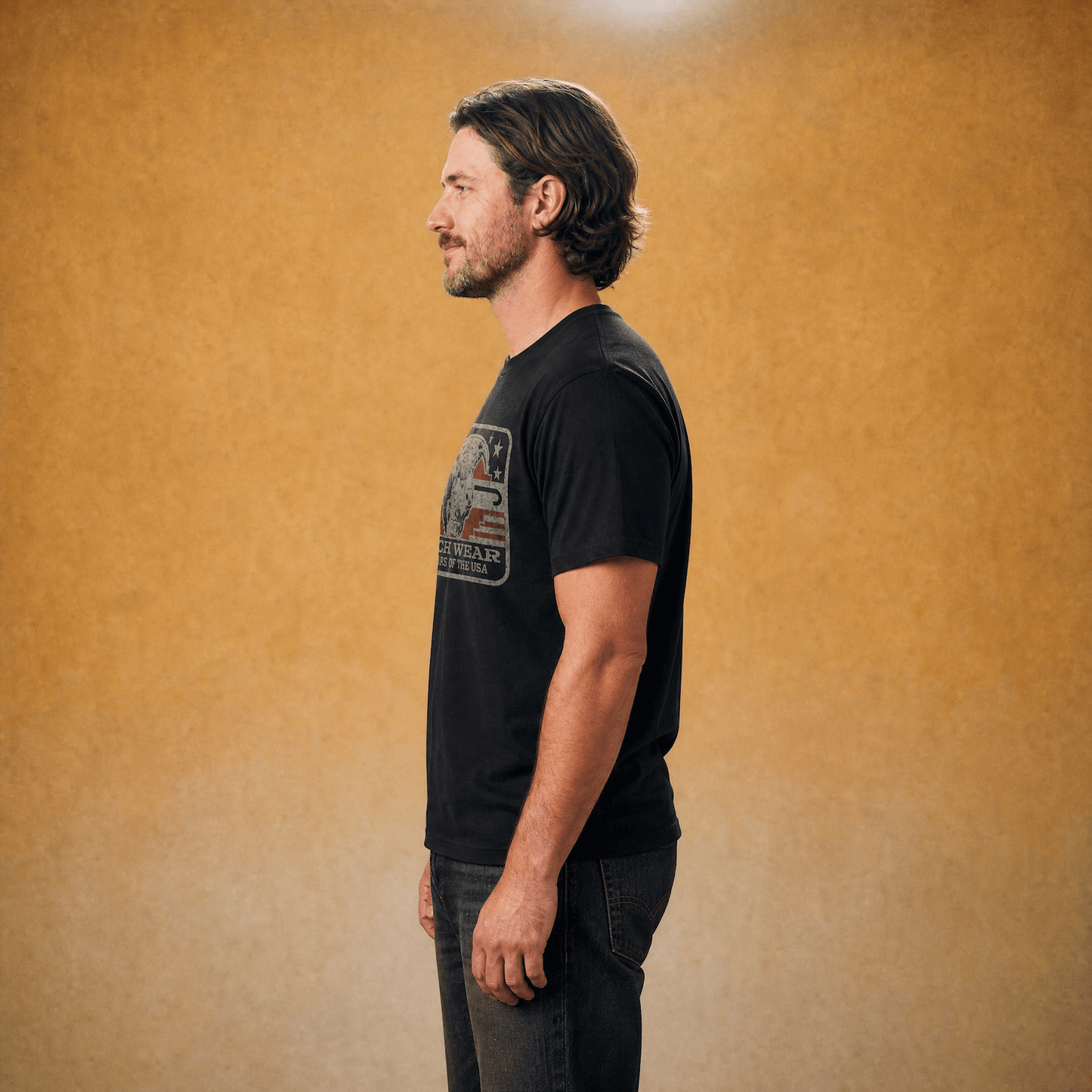 Lazy J Ranch Freedom Short Sleeve T-Shirt - Black-