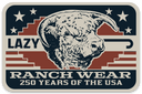 Lazy J Ranch - 4" Sticker-LJSTICK4-Freedom