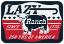 Lazy J Ranch - 4" Sticker-LJSTICK4-Liberty