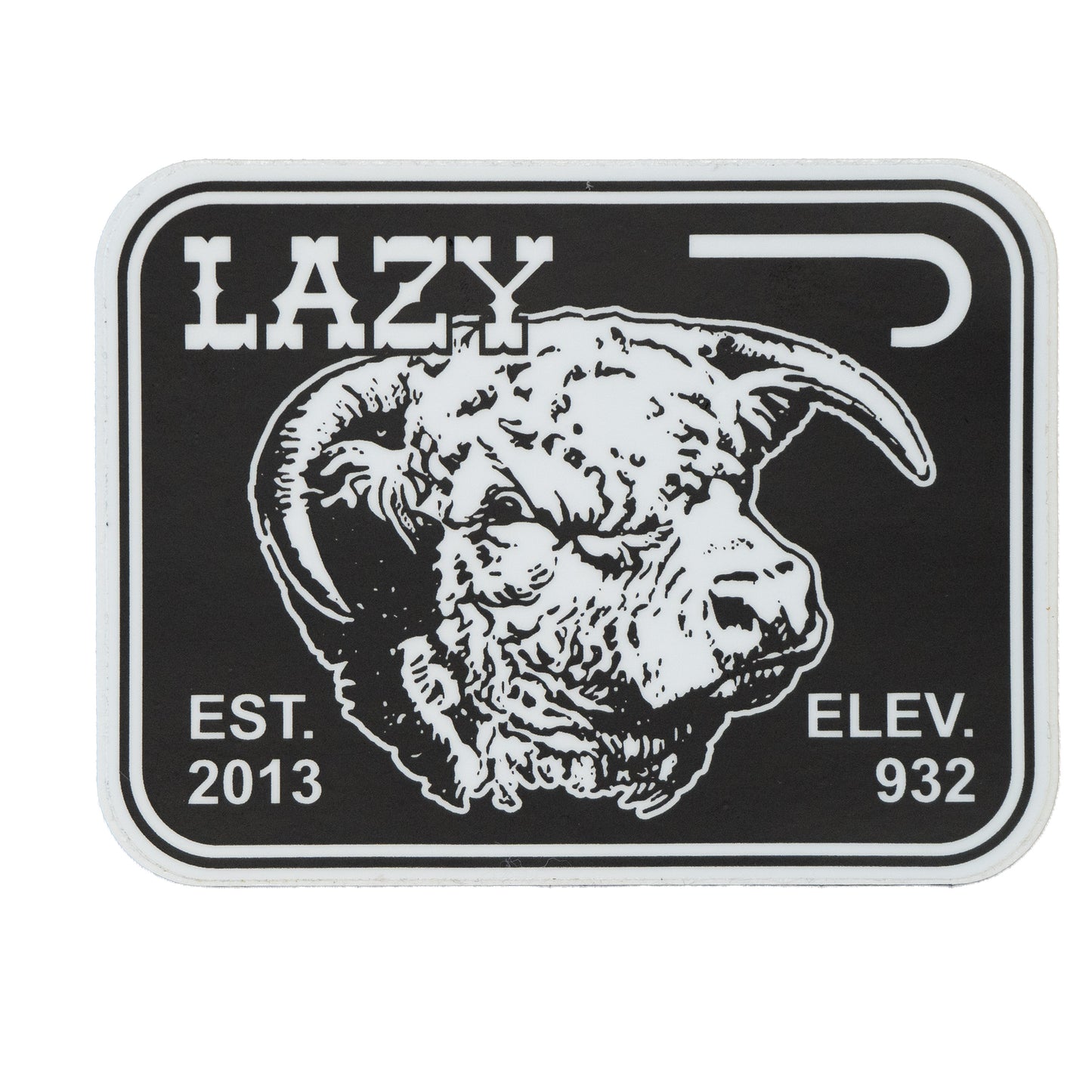 Lazy J Ranch Wear Large Elevation Sticker-LRGELEVSTICK