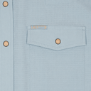 Lazy J Men's Pearl Snap Performance Shirt - Baby Blue-