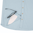 Lazy J Men's Pearl Snap Performance Shirt - Baby Blue-