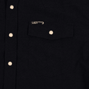 Lazy J Men's Pearl Snap Performance Shirt - Black-
