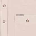 Lazy J Men's Pearl Snap Performance Shirt - Off White-