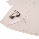 Lazy J Men's Pearl Snap Performance Shirt - Off White-
