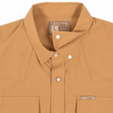 Lazy J Men's Pearl Snap Performance Shirt - Tan-