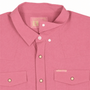 Lazy J Men's Pearl Snap Performance Shirt - Vintage Pink-