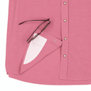 Lazy J Men's Pearl Snap Performance Shirt - Vintage Pink-