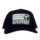 Lazy J Black Shafter High Profile Curved Bill Trucker Hat