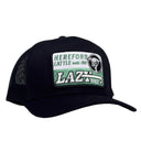 Lazy J Black Shafter High Profile Curved Bill Trucker Hat