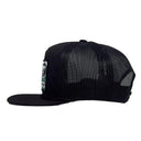 Lazy J Black Shafter Quilted Rope High Profile Trucker Hat