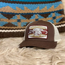 Lazy J Brown & Tan Outlast Mid Profile Trucker Hat