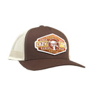 Lazy J Brown & Tan Pecos Mid Profile Trucker Hat