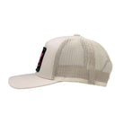 Lazy J Cream Break Away Mid Profile Trucker Hat