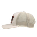 Lazy J Cream Pure Bred Mid Profile Trucker Hat