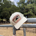 Lazy J Cream Pure Bred Mid Profile Trucker Hat