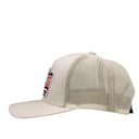 Lazy J Cream Rust Mid Profile Trucker Hat