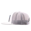 Lazy J Ranch Ice Blue & White Quilted Aztec Jughead Classic Five Panel Trucker Hat-