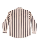 Lazy J Long Sleeve Performance Pearl Snap - Grey Stripe-