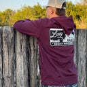 Lazy J Maroon Legado Pullover Hoodie