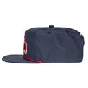 Lazy J Ranch Navy Red Premium Ranch Rope Trucker Hat-