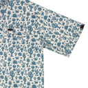 Lazy J Pearl Snap Polo - Blue Cactus Print