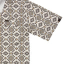 Lazy J Pearl Snap Polo - Tan Diamond Print