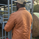 Lazy J Quilted Poly Jacket - Coyote Brown