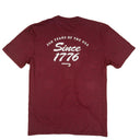 Lazy J Ranch 1776 Short Sleeve T-Shirt - Red-