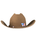 Lazy J Ranch American Flag Bull Woven Sticker-