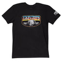 Lazy J Ranch America's Best Banner Short Sleeve Serape T-Shirt - Black-