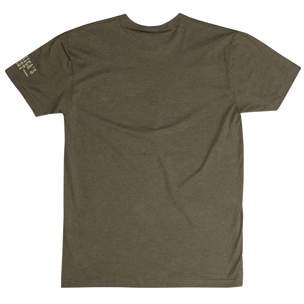 Lazy J Ranch America's Best Banner Short Sleeve T-Shirt - Army Green-Lazy J Ranch Wear