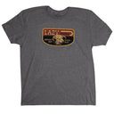 Lazy J Ranch America's Best Banner Short Sleeve T-Shirt - Grey-