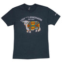 Lazy J Ranch Apache Hereford Short Sleeve T-Shirt - Indigo Blue-