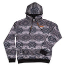 Lazy J Ranch Aztec Long Sleeve Hoodie - Charcoal Grey-