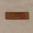 Lazy J Ranch Aztec Long Sleeve Hoodie - Tan & Maroon-