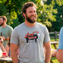 Lazy J Ranch Beefmaker Short Sleeve T-Shirt - Grey-