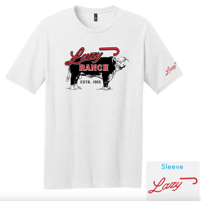 Lazy J Ranch Beefmaker Short Sleeve T-Shirt - White-