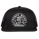 Lazy J Ranch Black Arrowhead Classic Five Panel Trucker Hat-