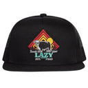 Lazy J Ranch Black Cactus Sunrise Classic Five Panel Trucker Hat-